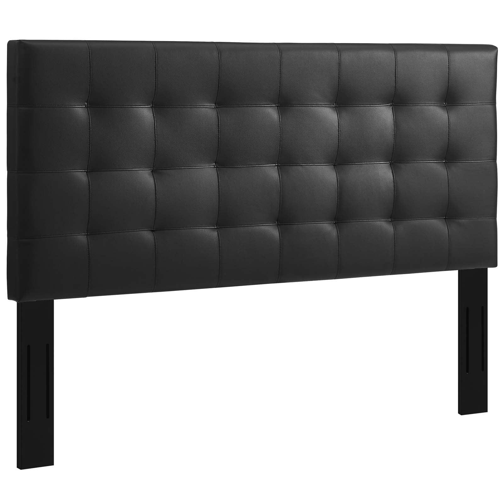 Modway Paisley Tufted Full / Queen Upholstered Faux Leather Headboard FredCo