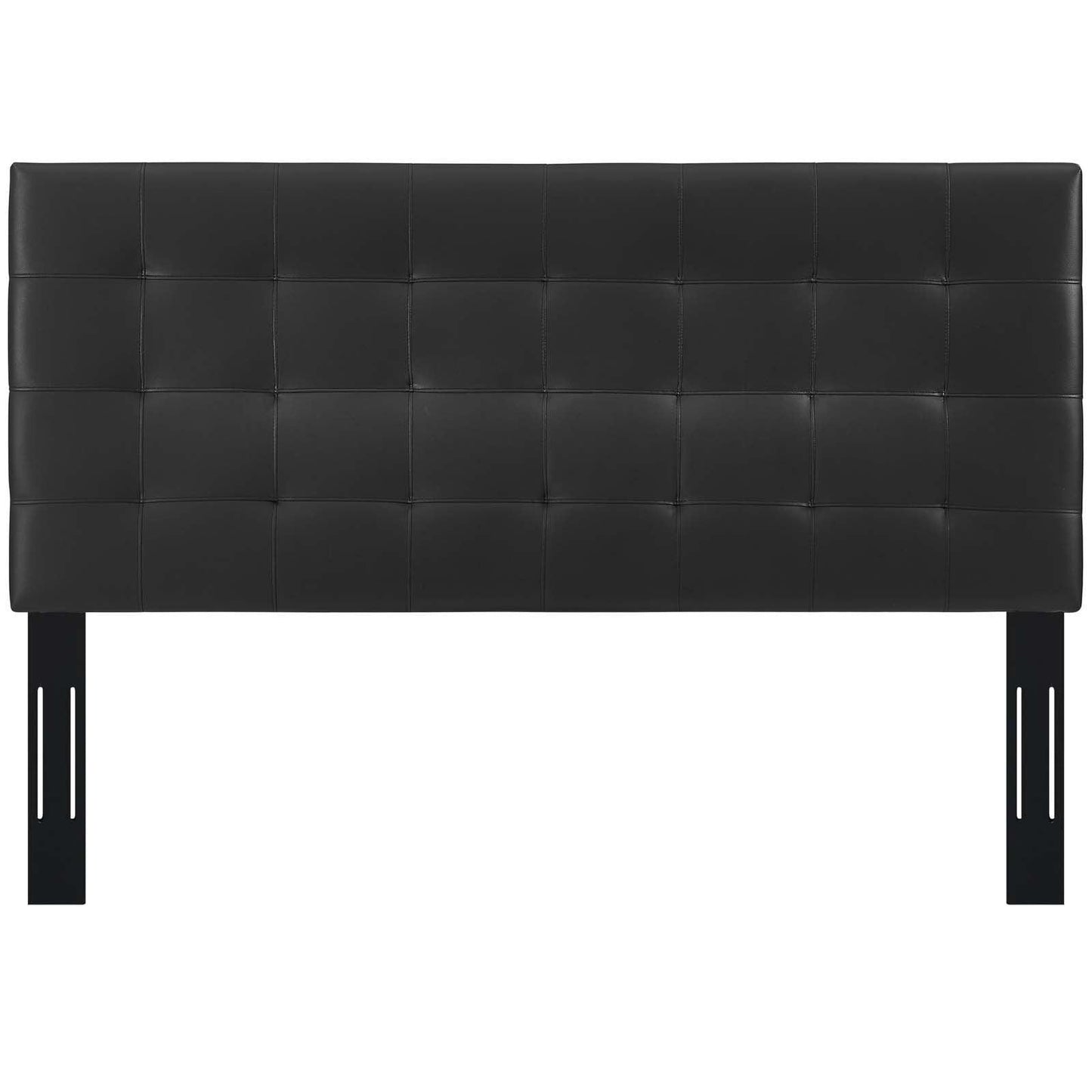 Modway Paisley Tufted Full / Queen Upholstered Faux Leather Headboard FredCo