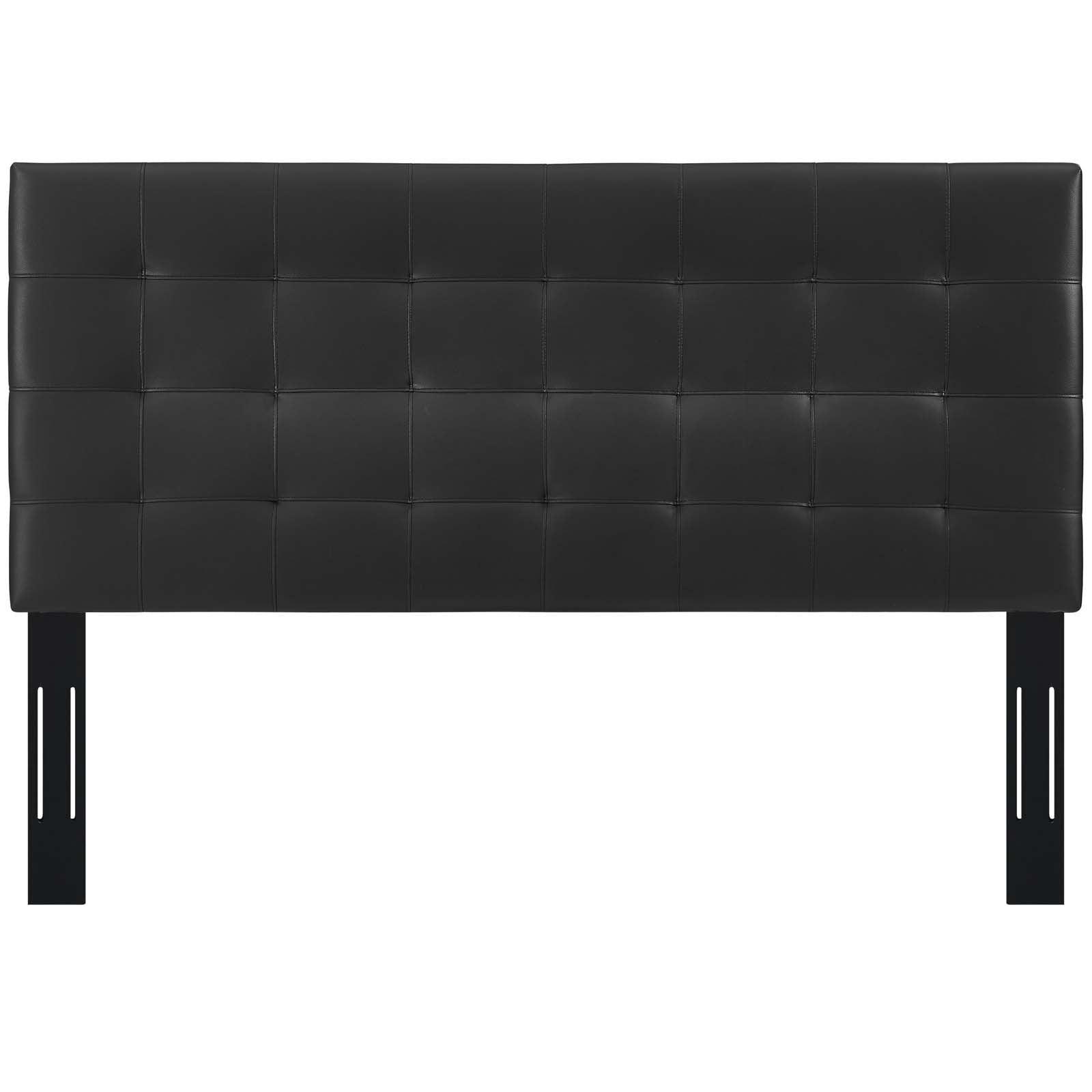 Modway Paisley Tufted Full / Queen Upholstered Faux Leather Headboard FredCo