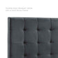 Modway Paisley Tufted Full / Queen Upholstered Performance Velvet Headboard FredCo