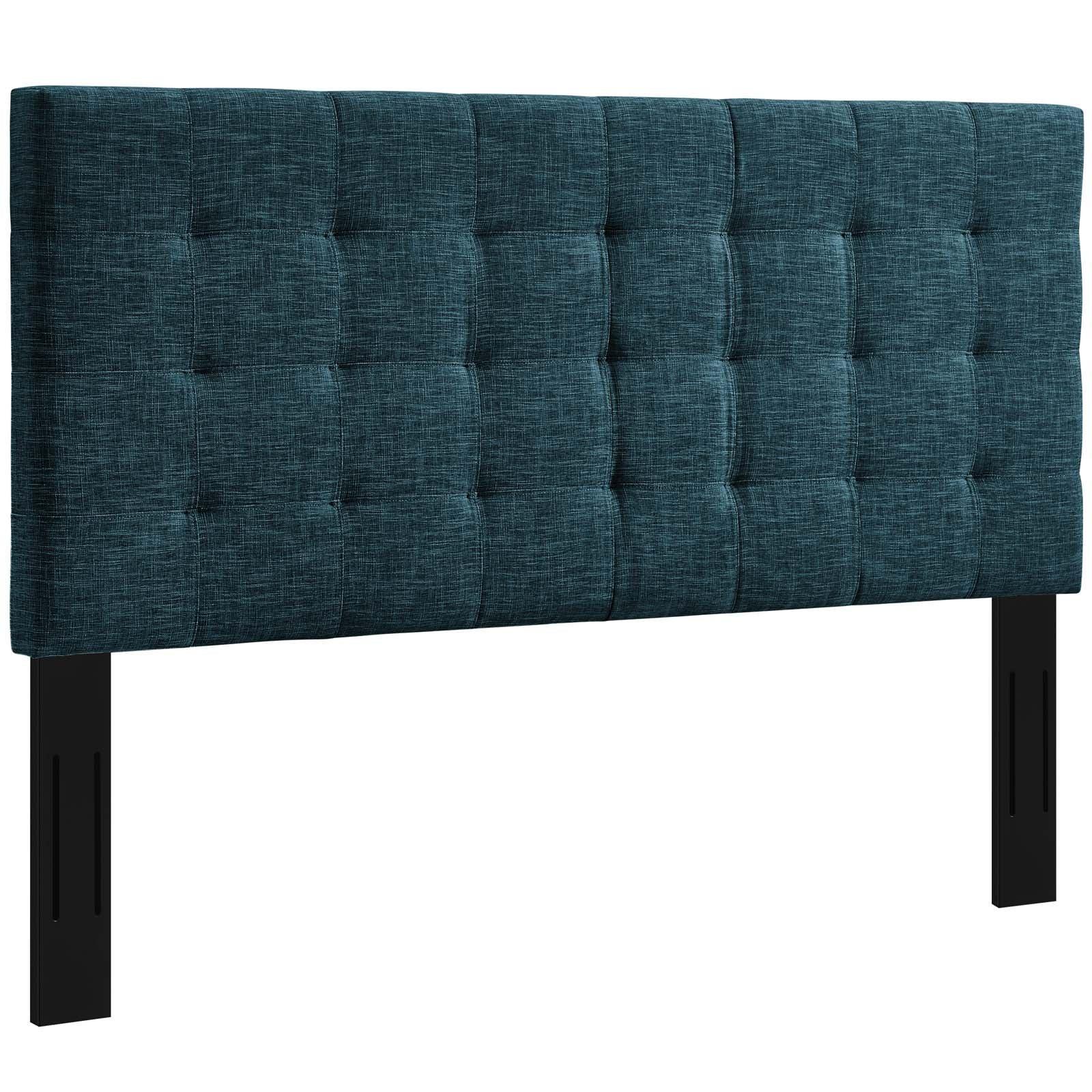 Modway Paisley Tufted Twin Upholstered Linen Fabric Headboard FredCo