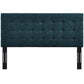 Modway Paisley Tufted Twin Upholstered Linen Fabric Headboard FredCo