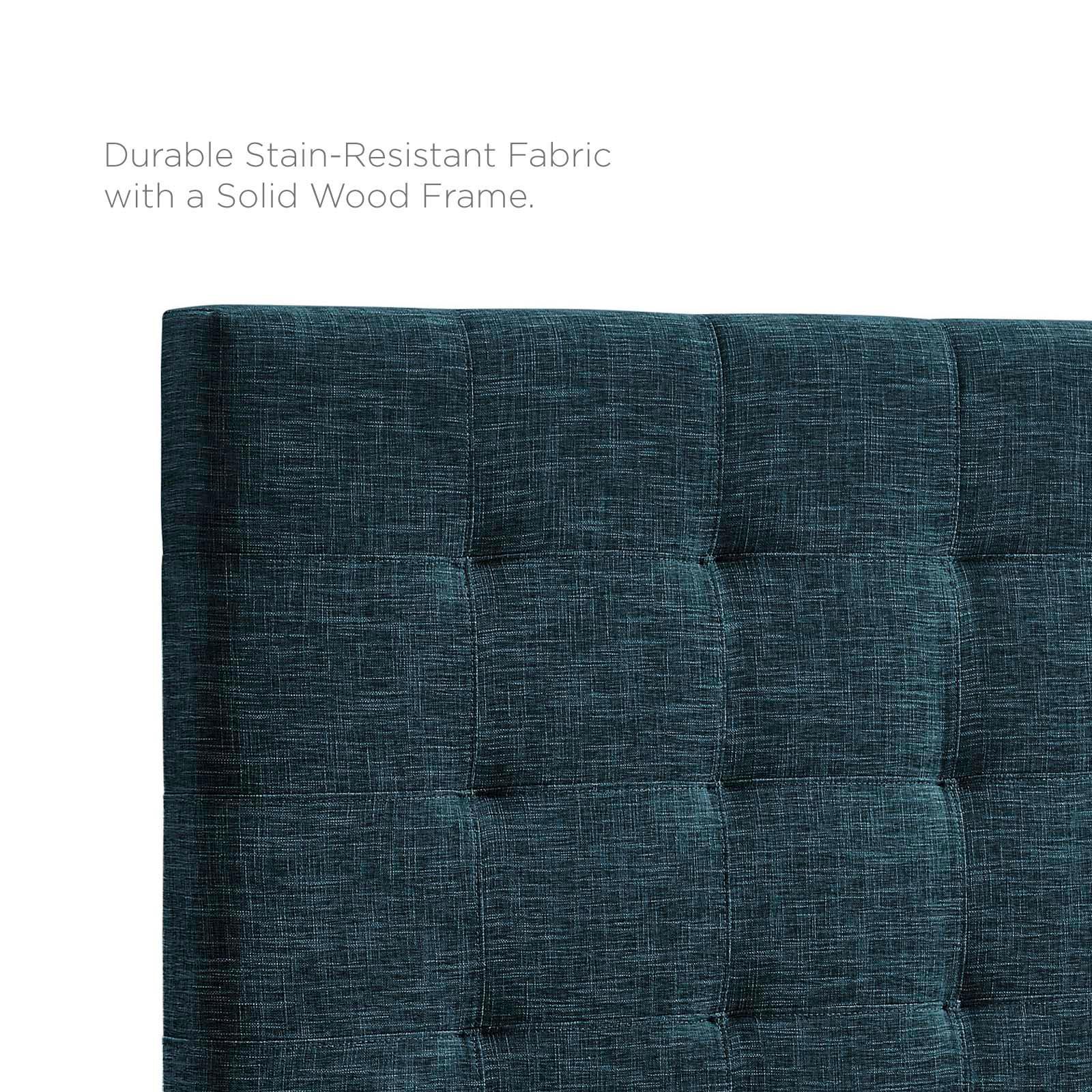 Modway Paisley Tufted Twin Upholstered Linen Fabric Headboard FredCo