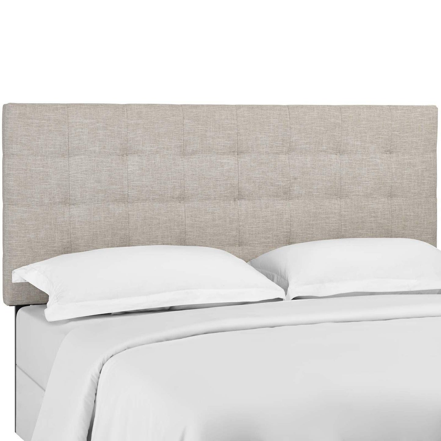 Modway Paisley Tufted Twin Upholstered Linen Fabric Headboard FredCo