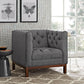 Modway Panache Upholstered Fabric Armchair FredCo