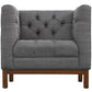 Modway Panache Upholstered Fabric Armchair FredCo