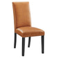 Modway Parcel Dining Faux Leather Side Chair FredCo