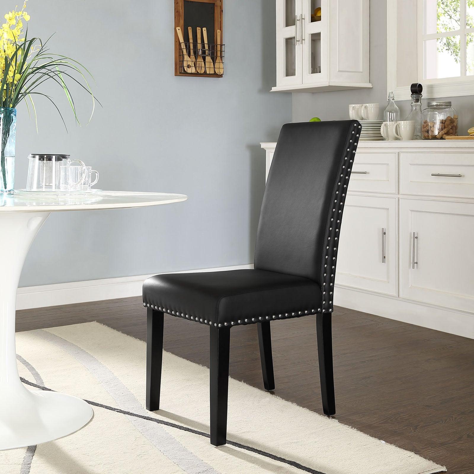 Modway Parcel Dining Faux Leather Side Chair FredCo