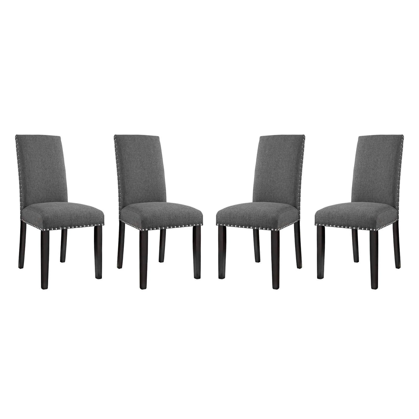 Modway Parcel Dining Side Chair Fabric Set of 4 FredCo