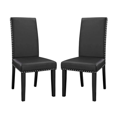 Modway Parcel Dining Side Chair Vinyl Set of 2 FredCo