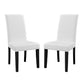Modway Parcel Dining Side Chair Vinyl Set of 2 FredCo