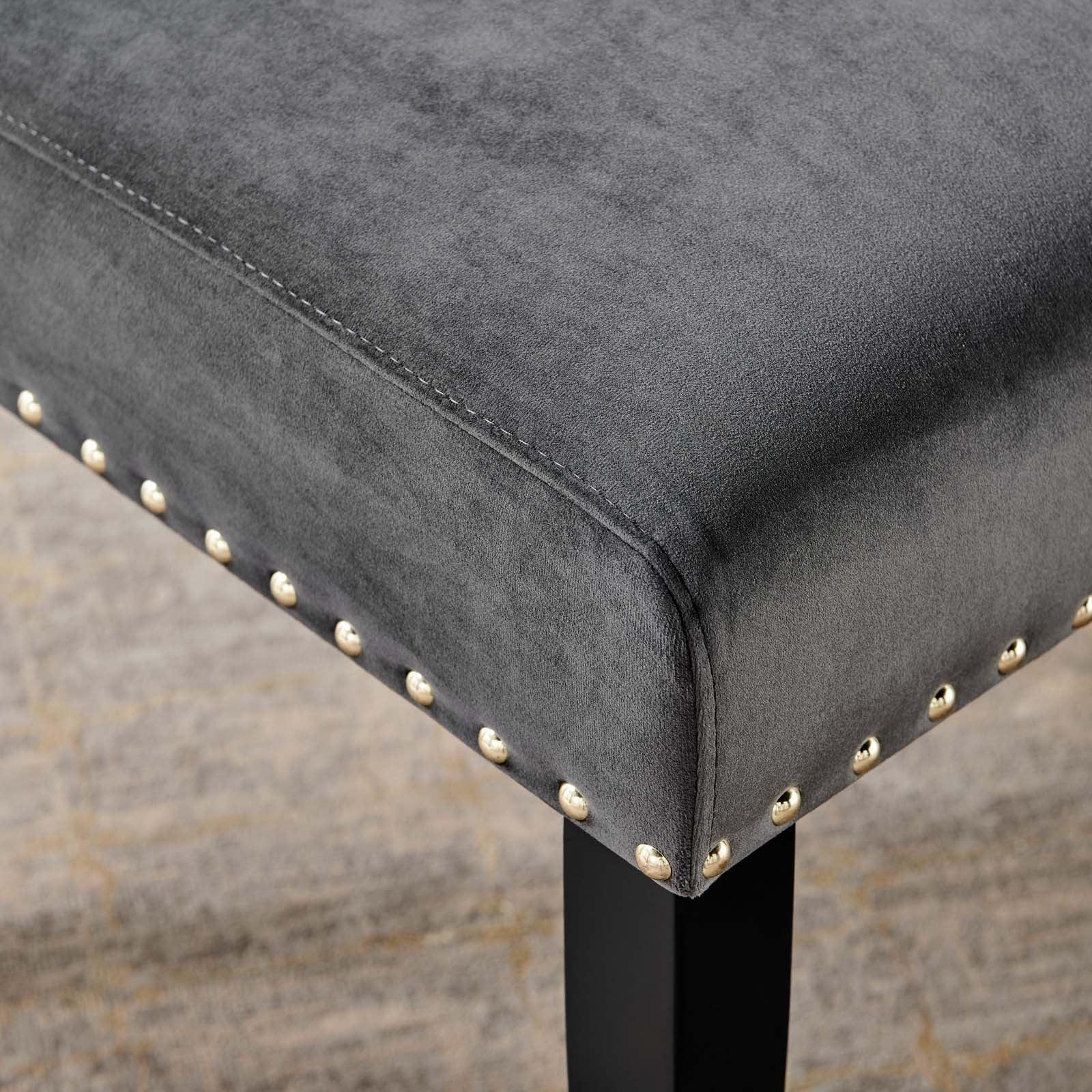 Modway Parcel Performance Velvet Dining Side Chairs - Set of 2 FredCo