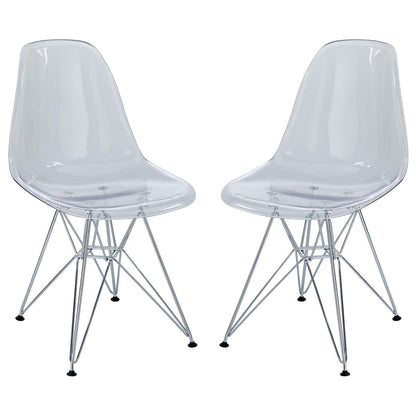 Modway Paris Dining Side Chair Set of 2 FredCo