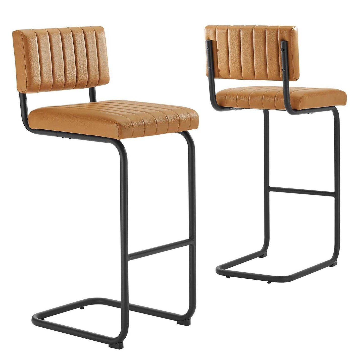 Modway Parity Vegan Leather Bar Stools - Set of 2 FredCo