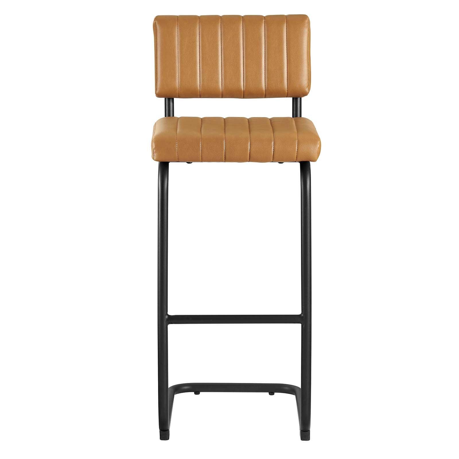 Modway Parity Vegan Leather Bar Stools - Set of 2 FredCo