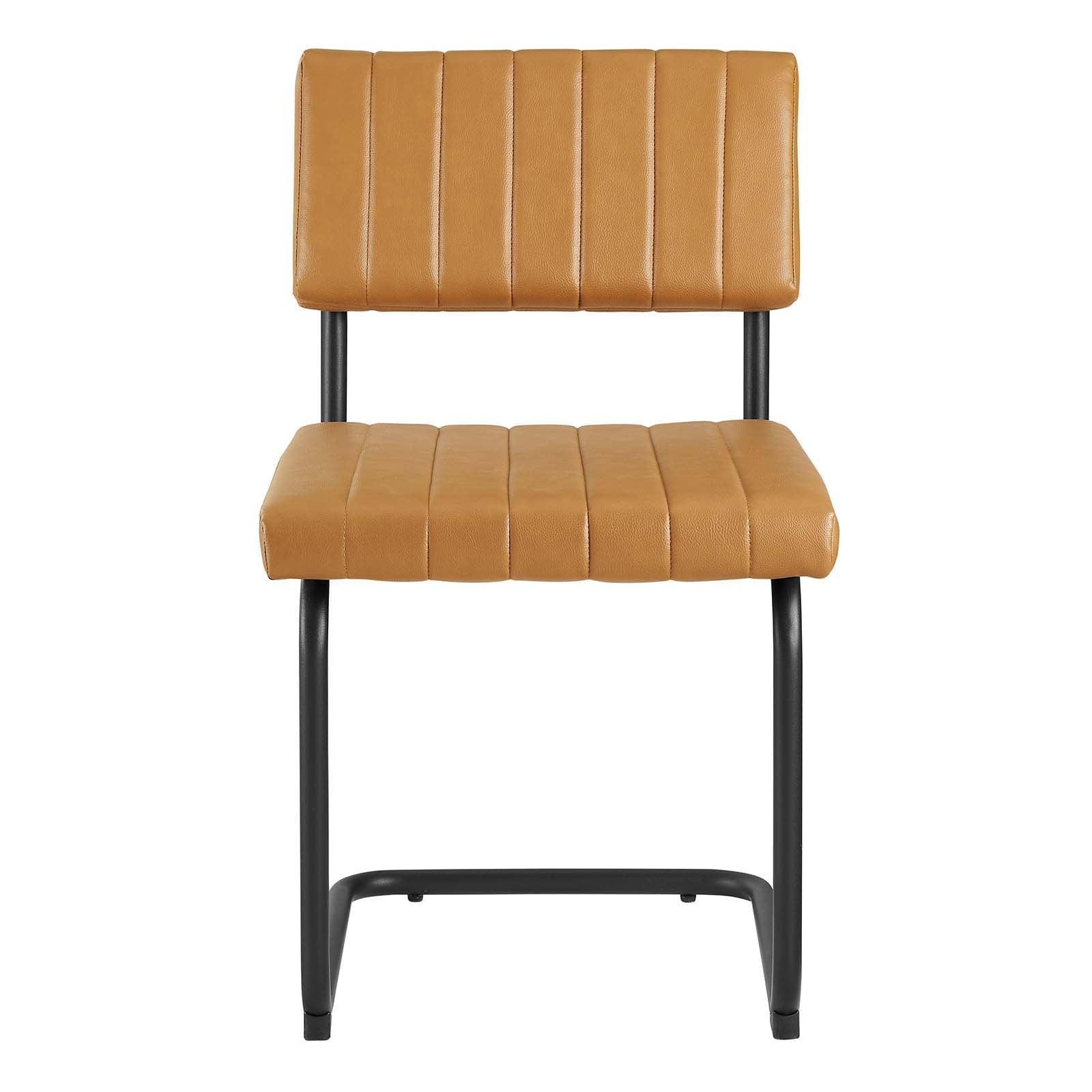 Modway Parity Vegan Leather Dining Side Chairs - Set of 2 FredCo