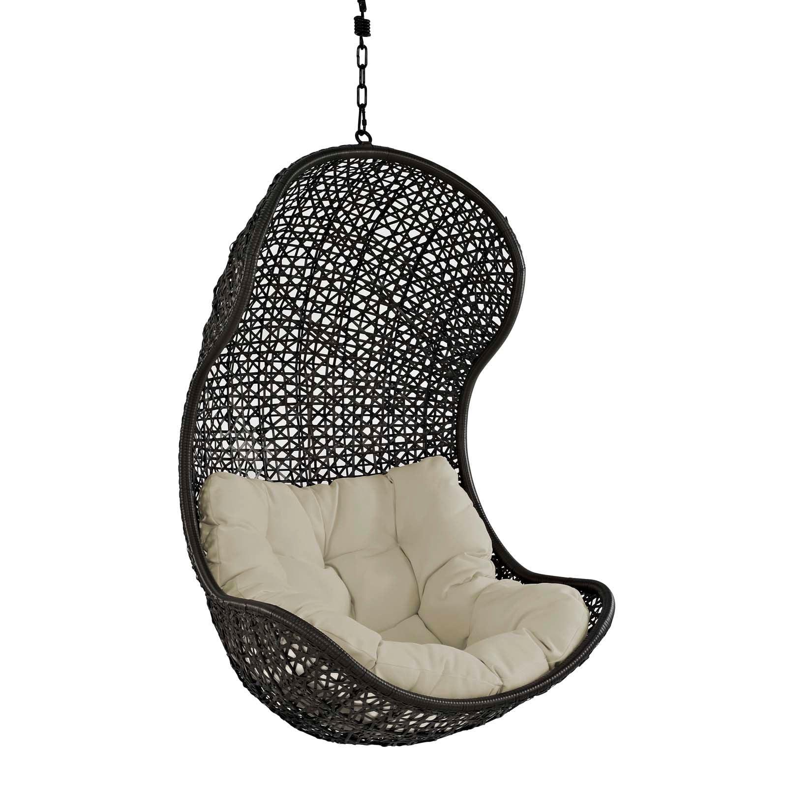 Modway Parlay Swing Outdoor Patio Fabric Lounge Chair FredCo