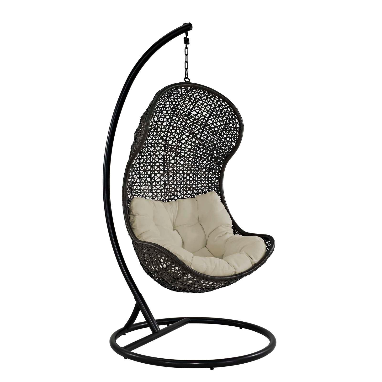 Modway Parlay Swing Outdoor Patio Fabric Lounge Chair FredCo