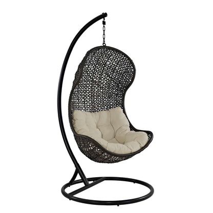 Modway Parlay Swing Outdoor Patio Fabric Lounge Chair FredCo