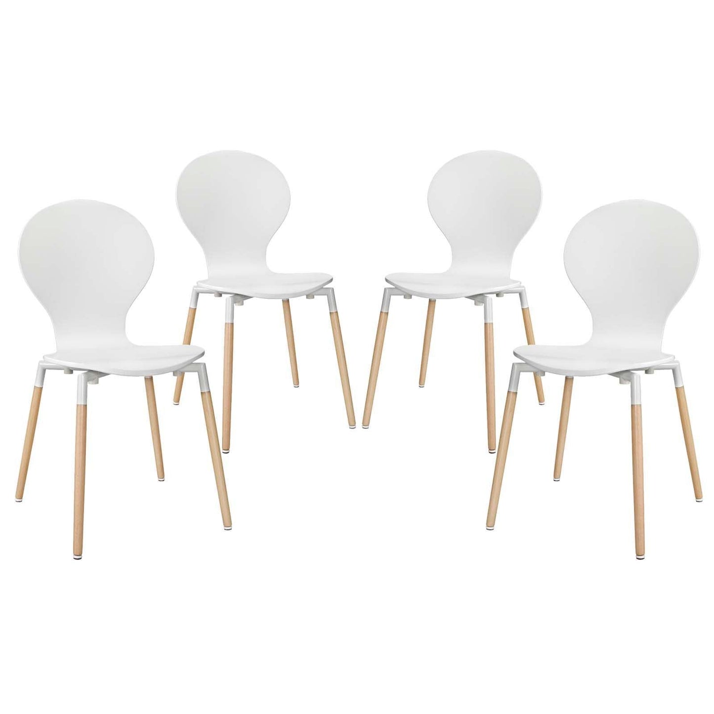 Modway Path Dining Chair Set of 4 FredCo