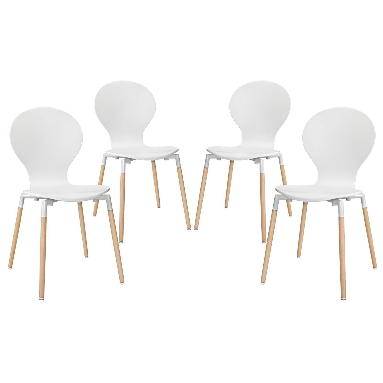 Modway Path Dining Chair Set of 4 FredCo