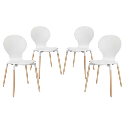 Modway Path Dining Chair Set of 4 FredCo