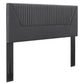 Modway Patience Channel Tufted Performance Velvet Full/Queen Headboard FredCo