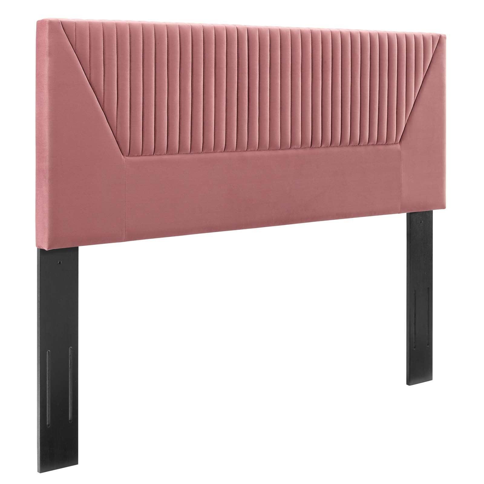 Modway Patience Channel Tufted Performance Velvet Full/Queen Headboard FredCo