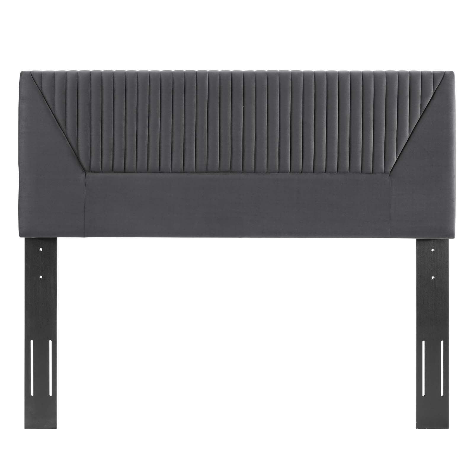 Modway Patience Channel Tufted Performance Velvet Full/Queen Headboard FredCo