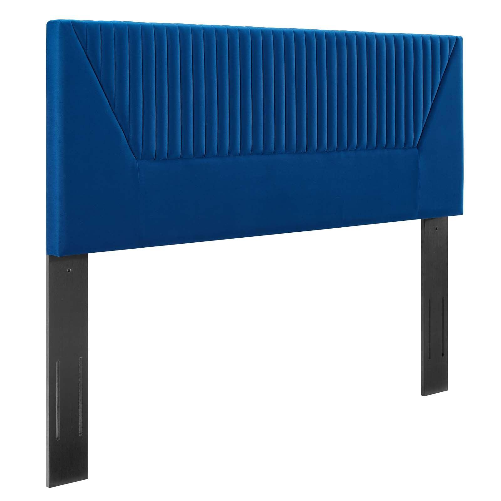 Modway Patience Channel Tufted Performance Velvet Full/Queen Headboard FredCo