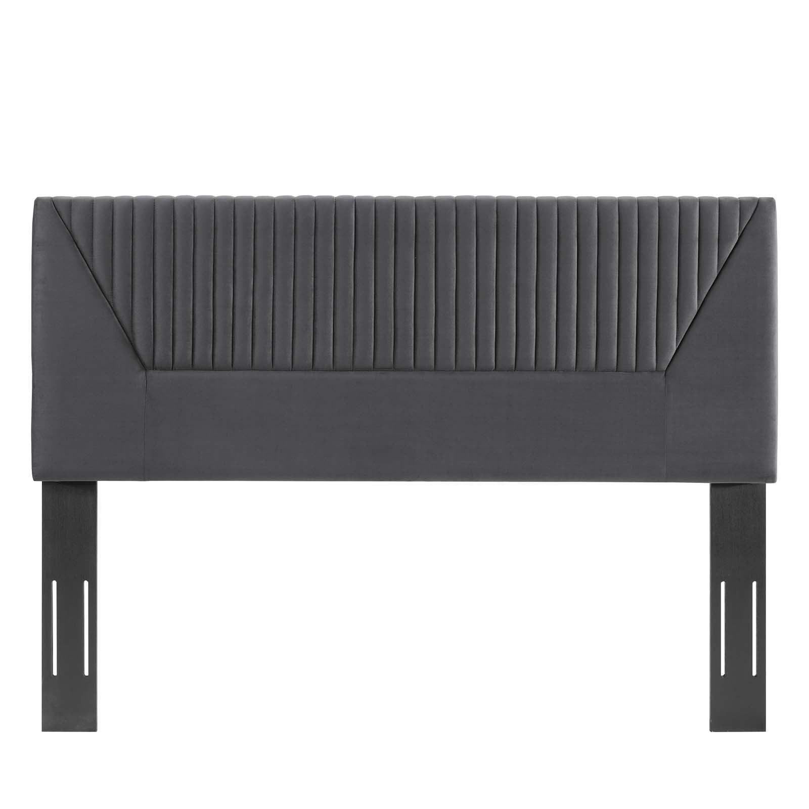 Modway Patience Channel Tufted Performance Velvet Twin Headboard FredCo