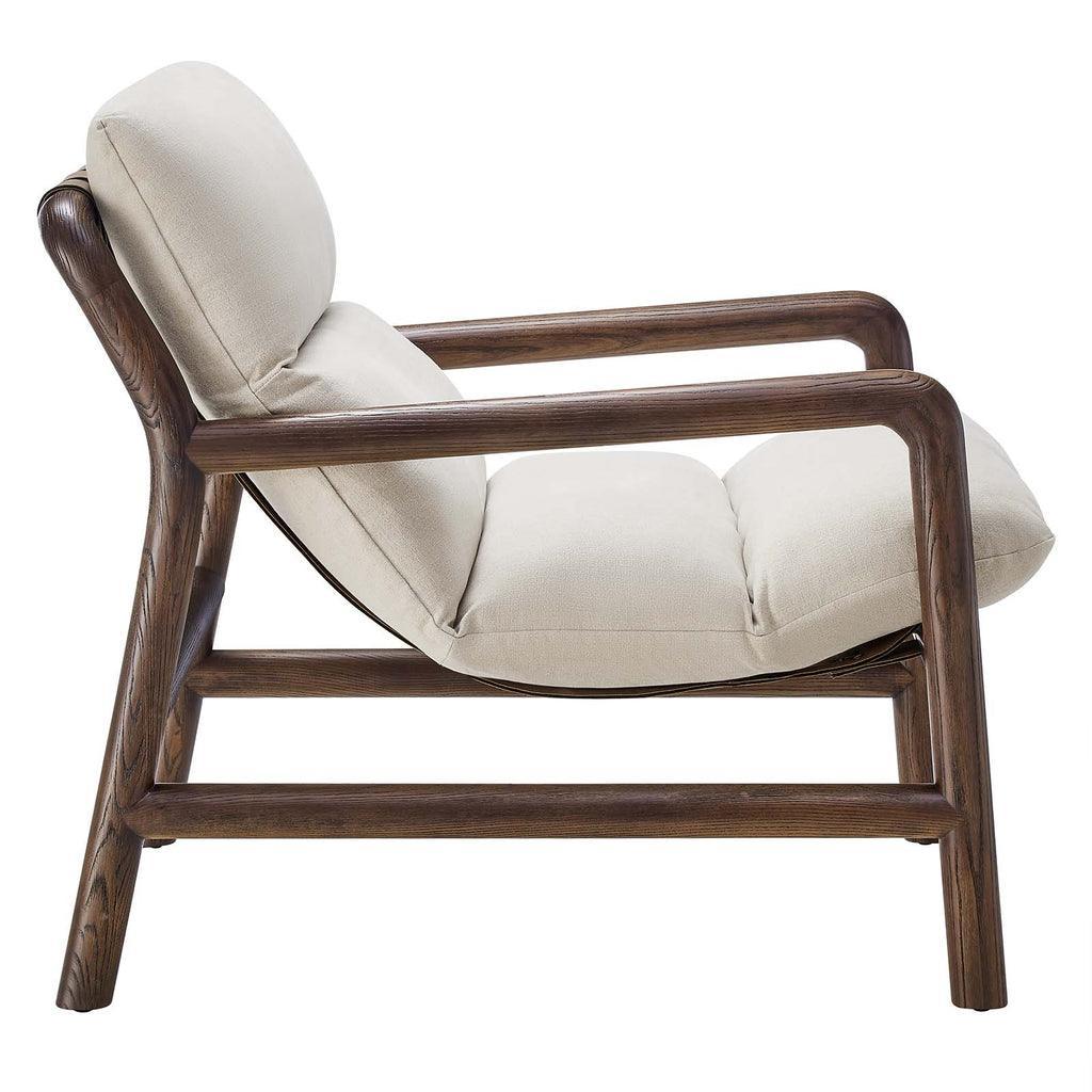 Modway Paxton Ash Wood Sling Chair FredCo