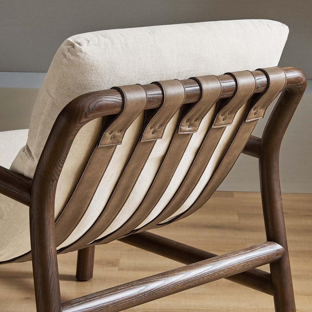 Modway Paxton Ash Wood Sling Chair FredCo