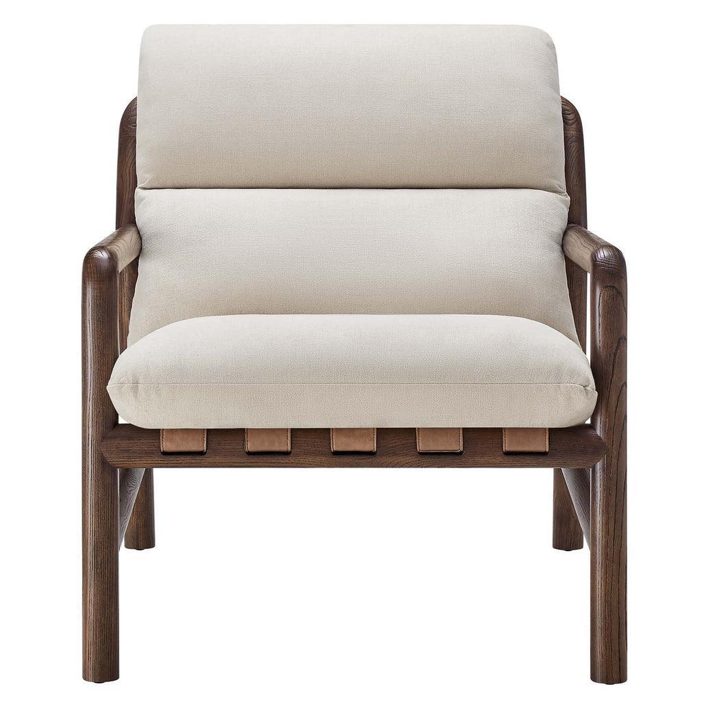 Modway Paxton Ash Wood Sling Chair FredCo