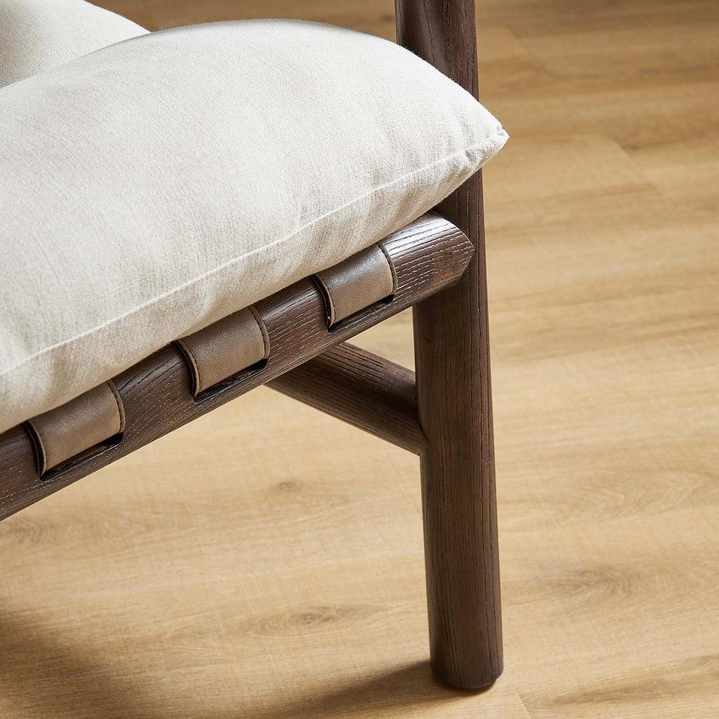 Modway Paxton Ash Wood Sling Chair FredCo
