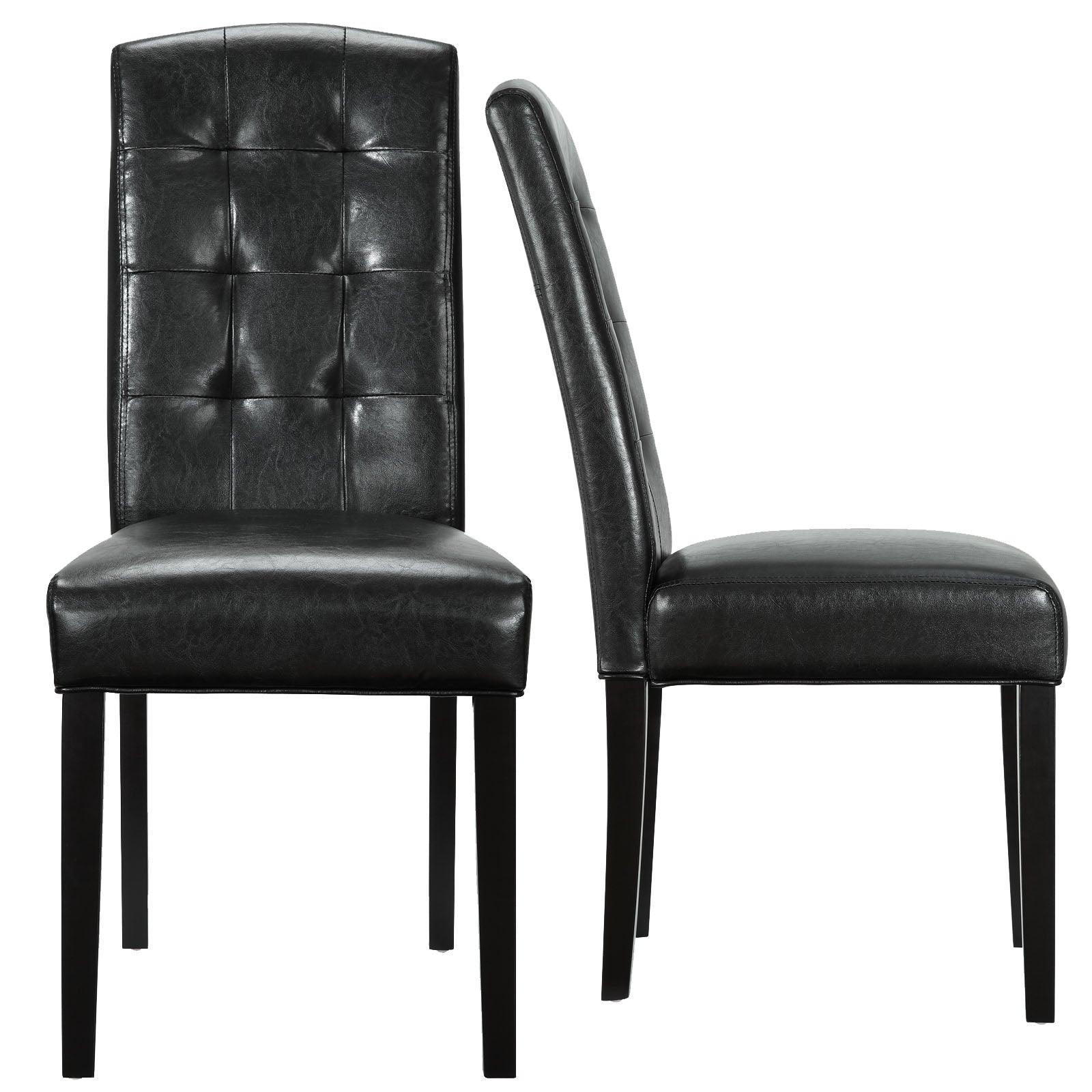 Modway Perdure Dining Chairs Vinyl Set of 2 FredCo