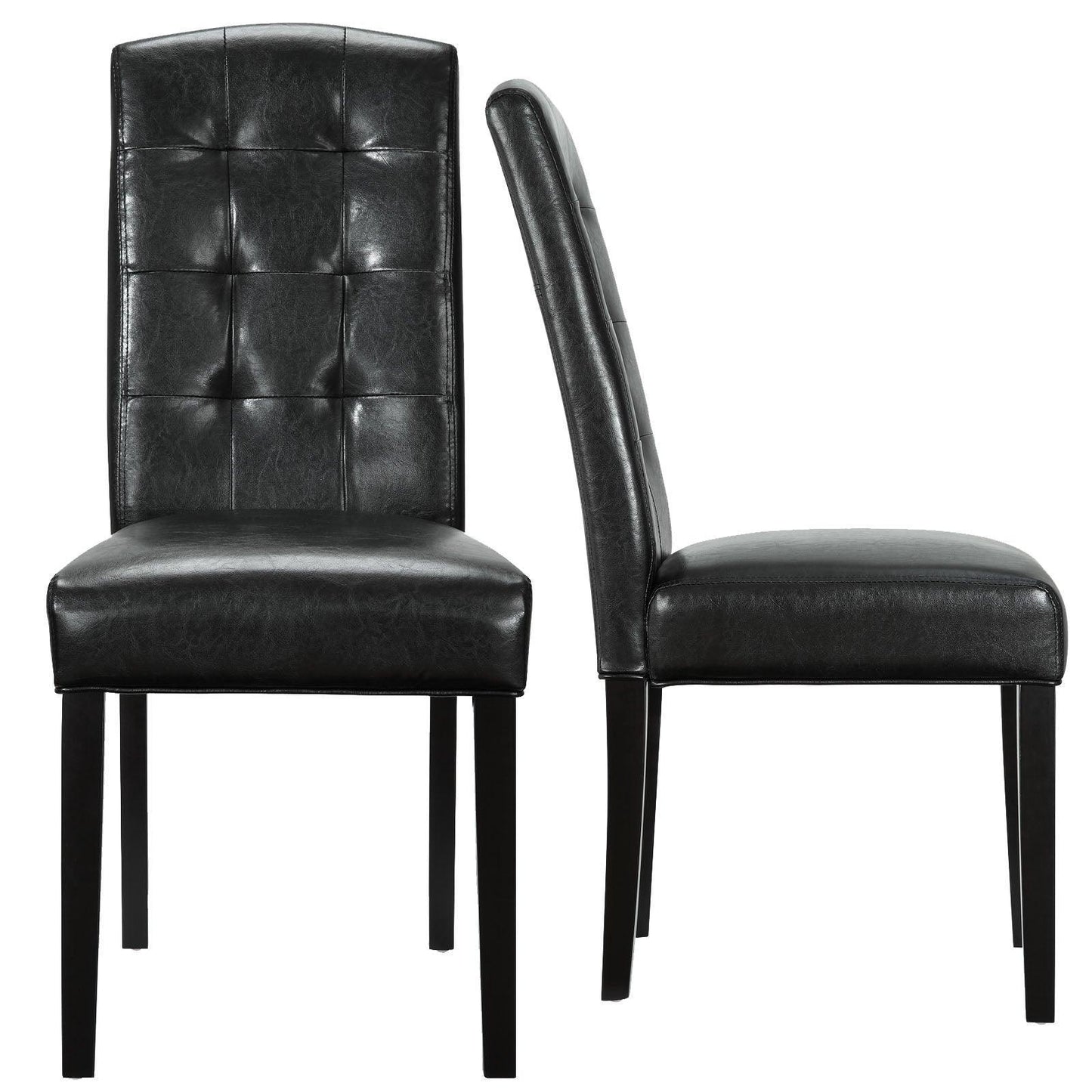 Modway Perdure Dining Chairs Vinyl Set of 2 FredCo