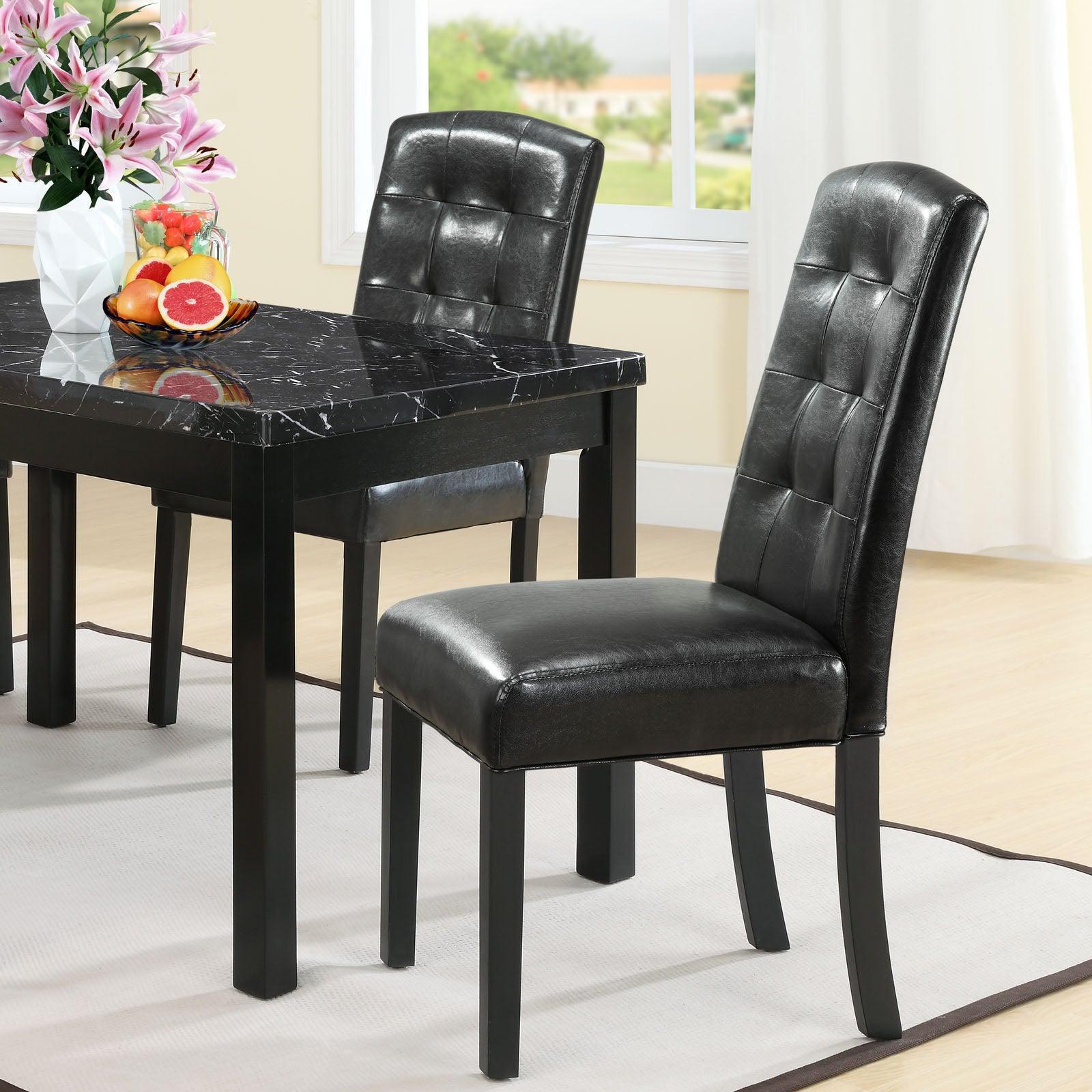Modway Perdure Dining Chairs Vinyl Set of 2 FredCo