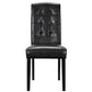 Modway Perdure Dining Chairs Vinyl Set of 4 FredCo