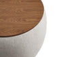 Modway Perla Woven Heathered Fabric Upholstered Storage Ottoman FredCo