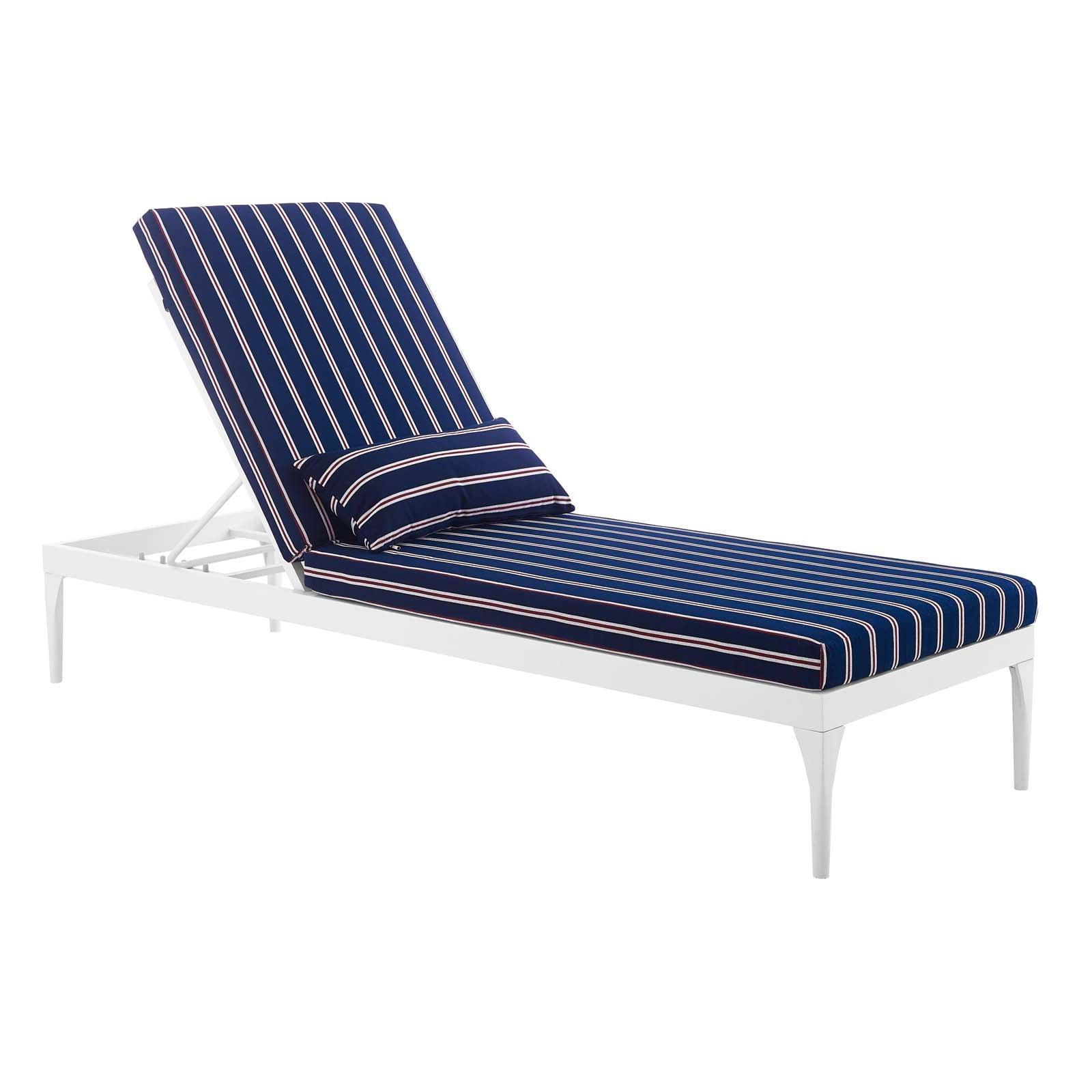 Modway Perspective Cushion Outdoor Patio Chaise Lounge Chair FredCo
