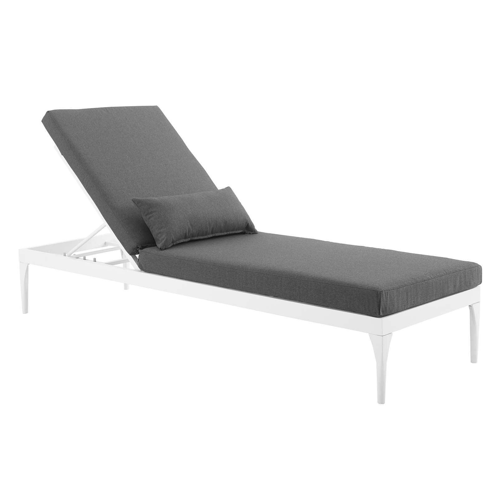 Modway Perspective Cushion Outdoor Patio Chaise Lounge Chair FredCo
