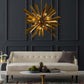 Modway Pervade Brass Pendant Light Chandelier FredCo