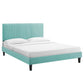Modway Peyton Performance Velvet King Platform Bed FredCo