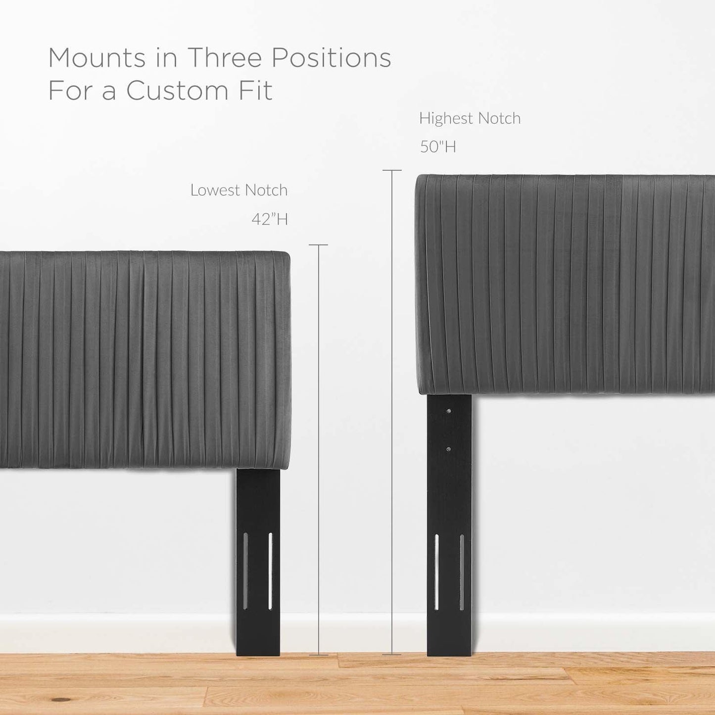 Modway Peyton Performance Velvet King Platform Bed FredCo