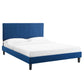 Modway Peyton Performance Velvet King Platform Bed FredCo