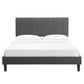 Modway Peyton Performance Velvet King Platform Bed FredCo