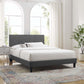 Modway Peyton Performance Velvet King Platform Bed FredCo
