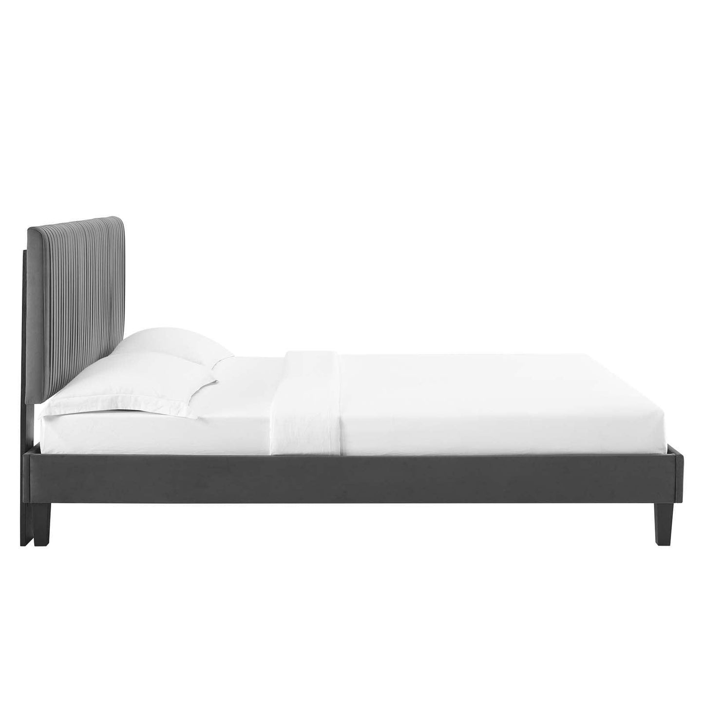Modway Peyton Performance Velvet King Platform Bed FredCo