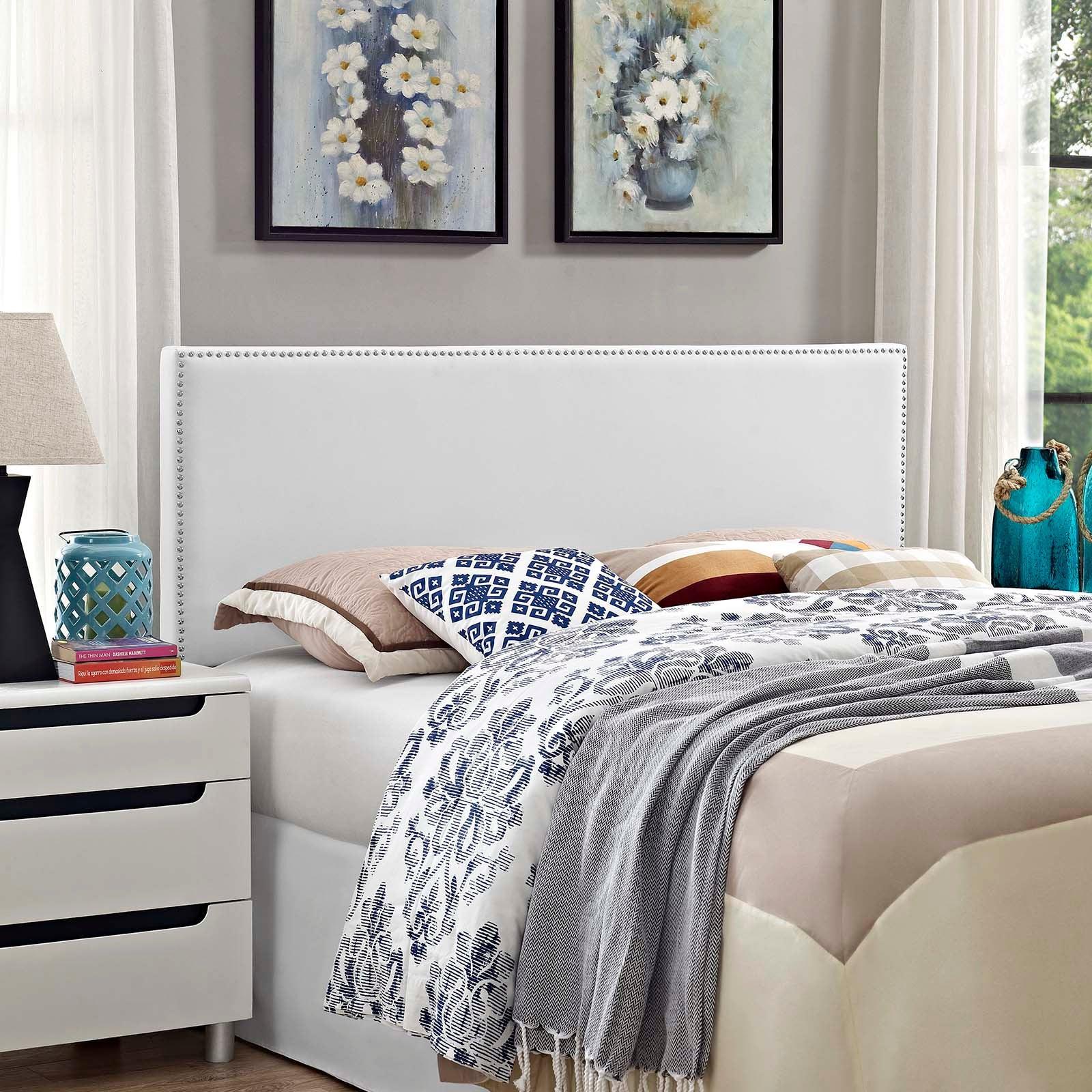 Modway Phoebe Queen Upholstered Vinyl Headboard FredCo